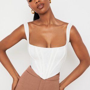 House of CB Ninetta White Mesh Corset